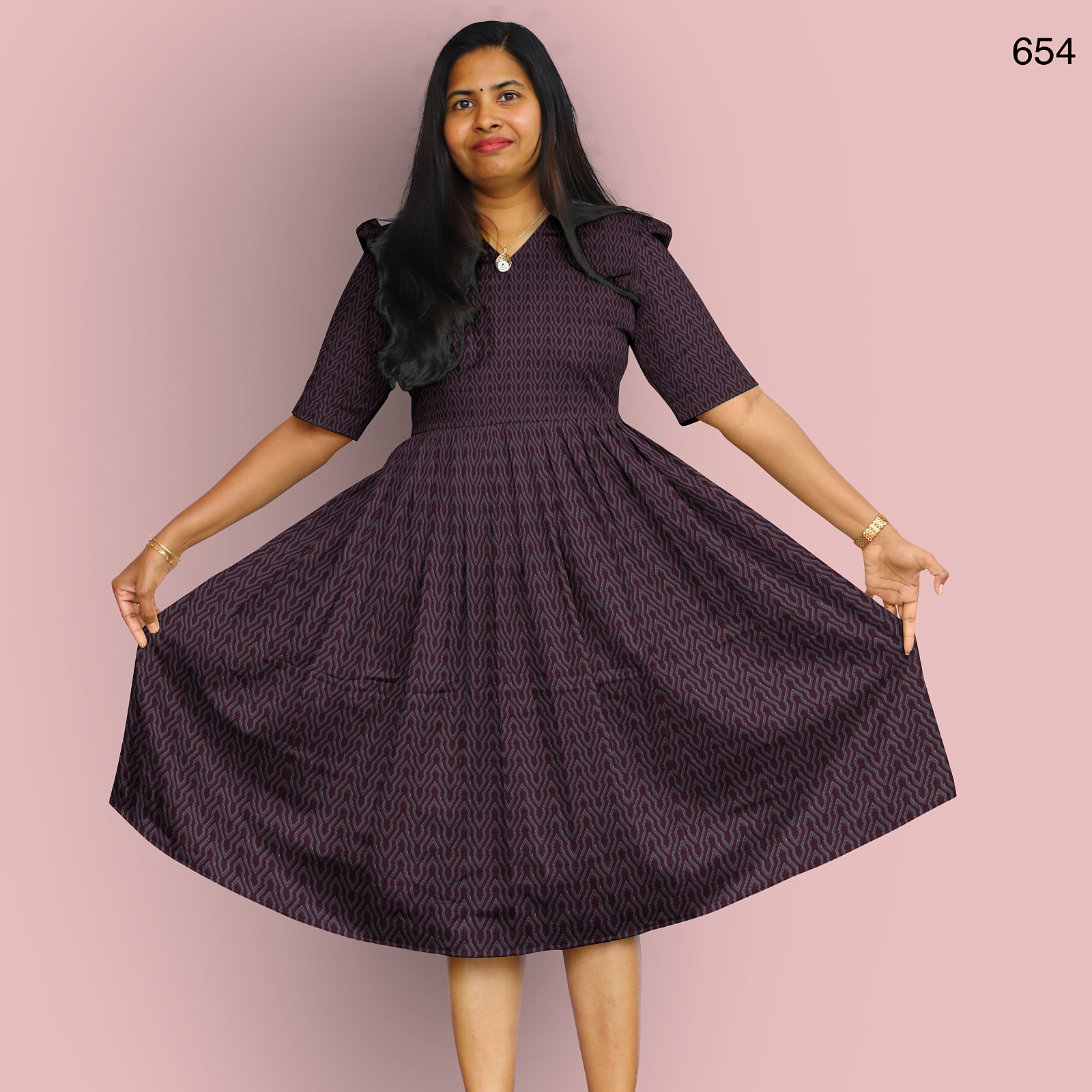 654__blomma_set004_casualwear_front_singleslot__2025-12-2-16-52-39__4096X4096 MAXI & FEEDING MAXI - 654 - Image 1