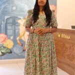 Popper Cotton Maxi ( fully lined ) M003