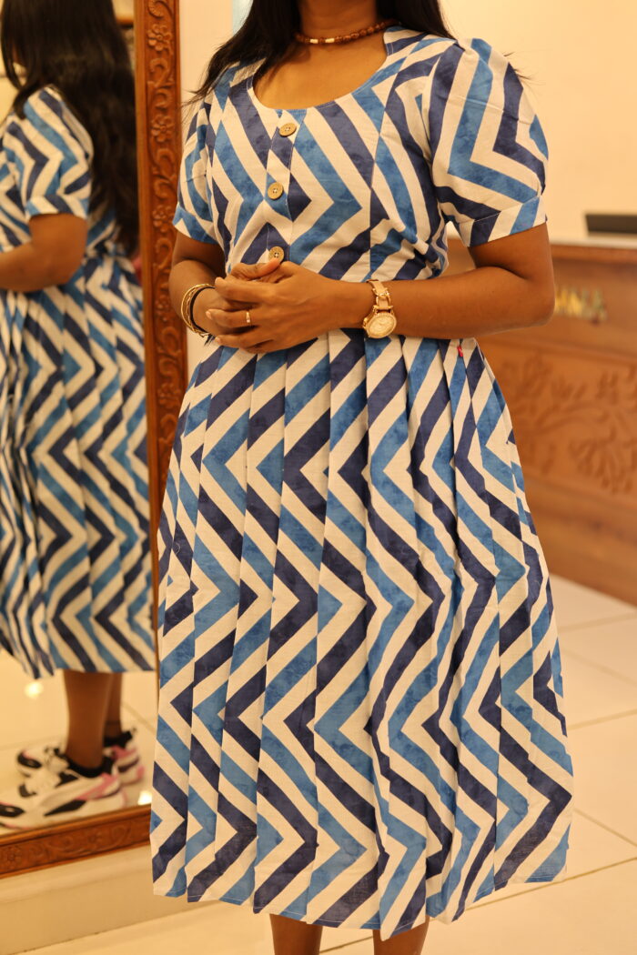 Balloon Flax Cotton Maxi (fully lined) M010 - Image 2