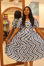 Balloon Flax Cotton Maxi (fully lined) M010