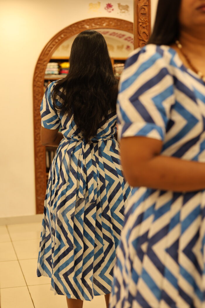 Balloon Flax Cotton Maxi (fully lined) M010 - Image 5