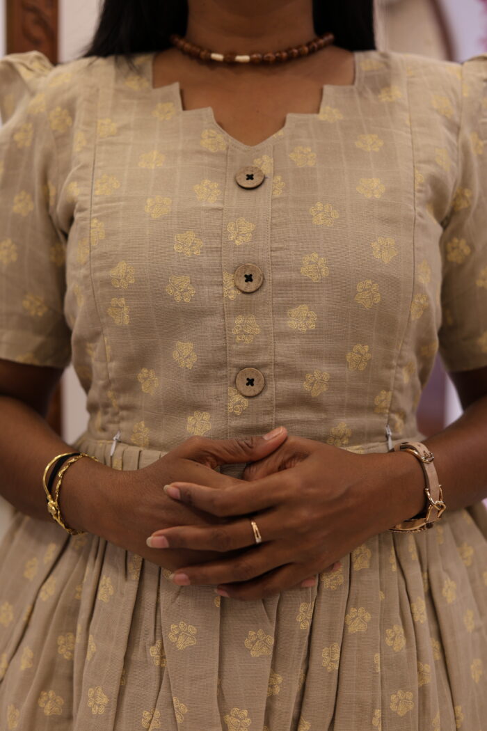 Popper Pure Muslin Maxi (fully lined) M012 - Image 4