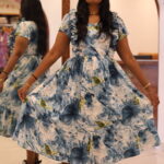 Ruffle Delta Maxi ( fully lined ) M018