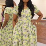 BLOOM Cotton Maxi ( fully lined ) M001