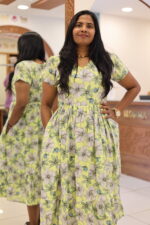 BLOOM Cotton Maxi ( fully lined ) M001