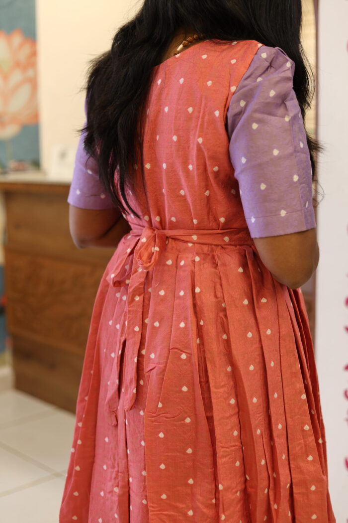 Roja Jacquard Banarasi Gown (fully lined) M015 - Image 4