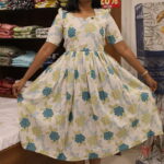 Hydrangea Bloom Fit & Flare M023