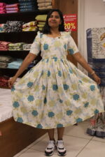 Hydrangea Bloom Fit & Flare M023